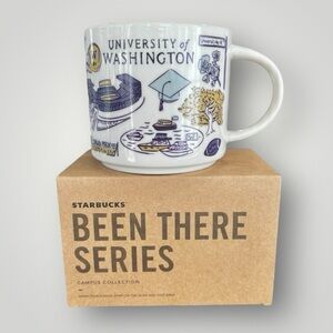 Starbucks UW University Of Washington Coffee 14oz Collectible Souvenir Mug New